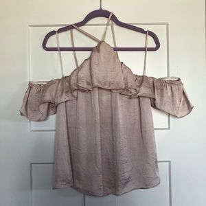 Rosy Off the Shoulder Top